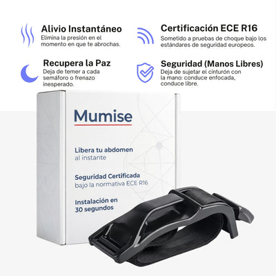 Adaptador de cinturón de seguridad para el embarazo