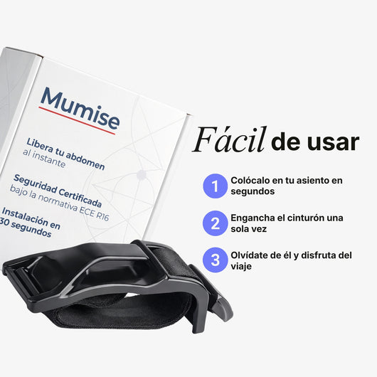 Adaptador de cinturón de seguridad para el embarazo